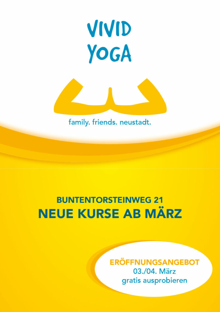 Grafikdesignerin Bremen - Flyer Yoga Trainerin