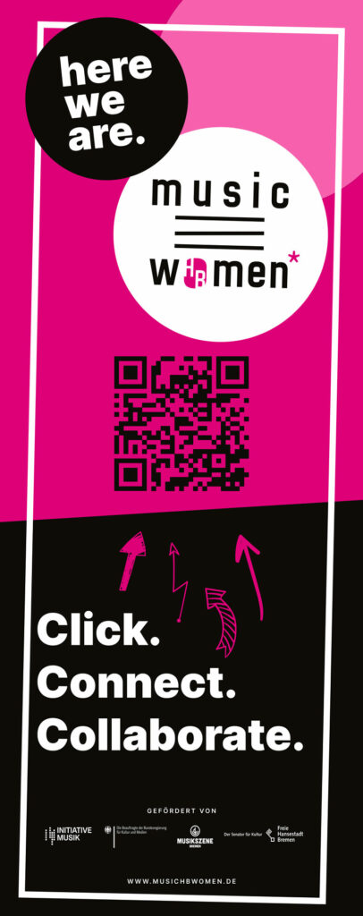Webdesign Bremen - Webdesignerin Programmiererin - Plakat musicHBwomen*