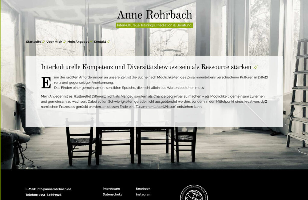 Webdesign Bremen - Webdesignerin Programmiererin - Homepage Mediatorin